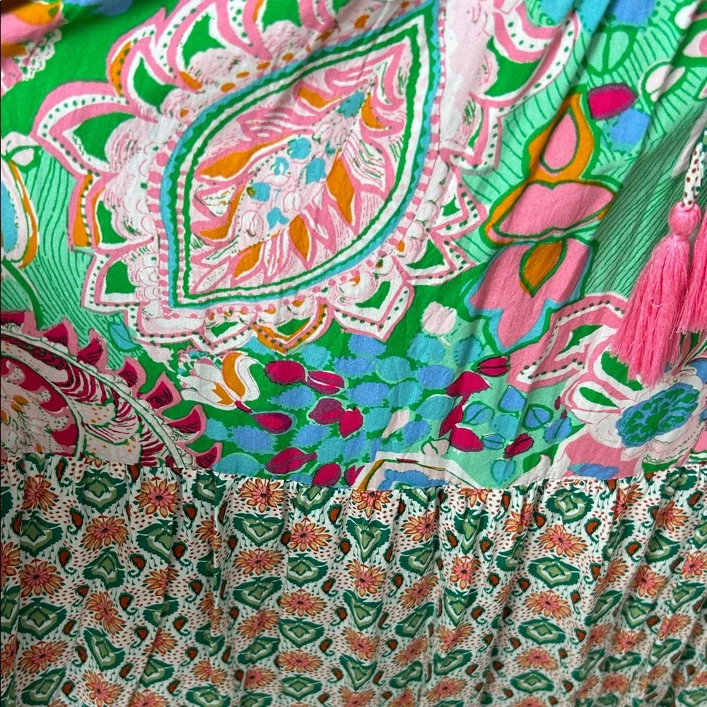 Sage & Fig Boho Floral Dress | Size Large - Picture 3 of 7